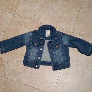 First impressions denim jean jacket 6-9 months